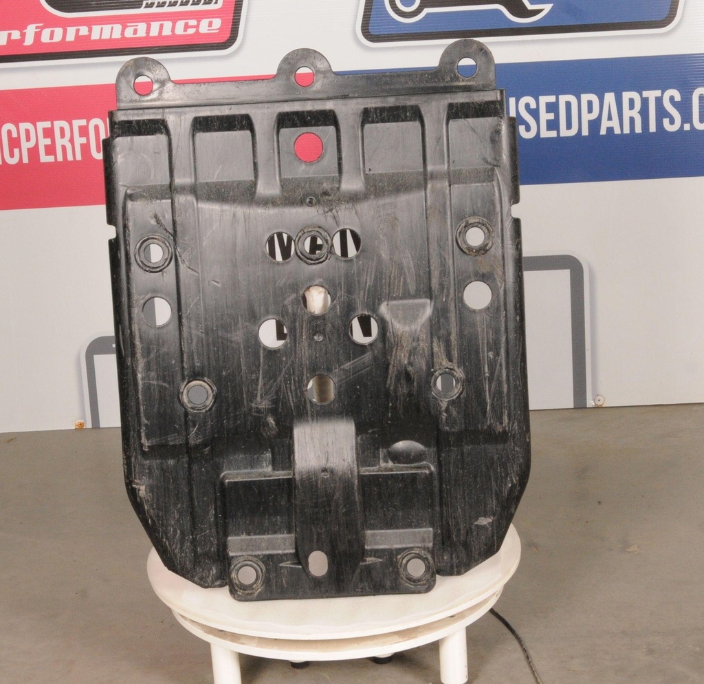REAR SKID PLATE, GLOSS BLACK