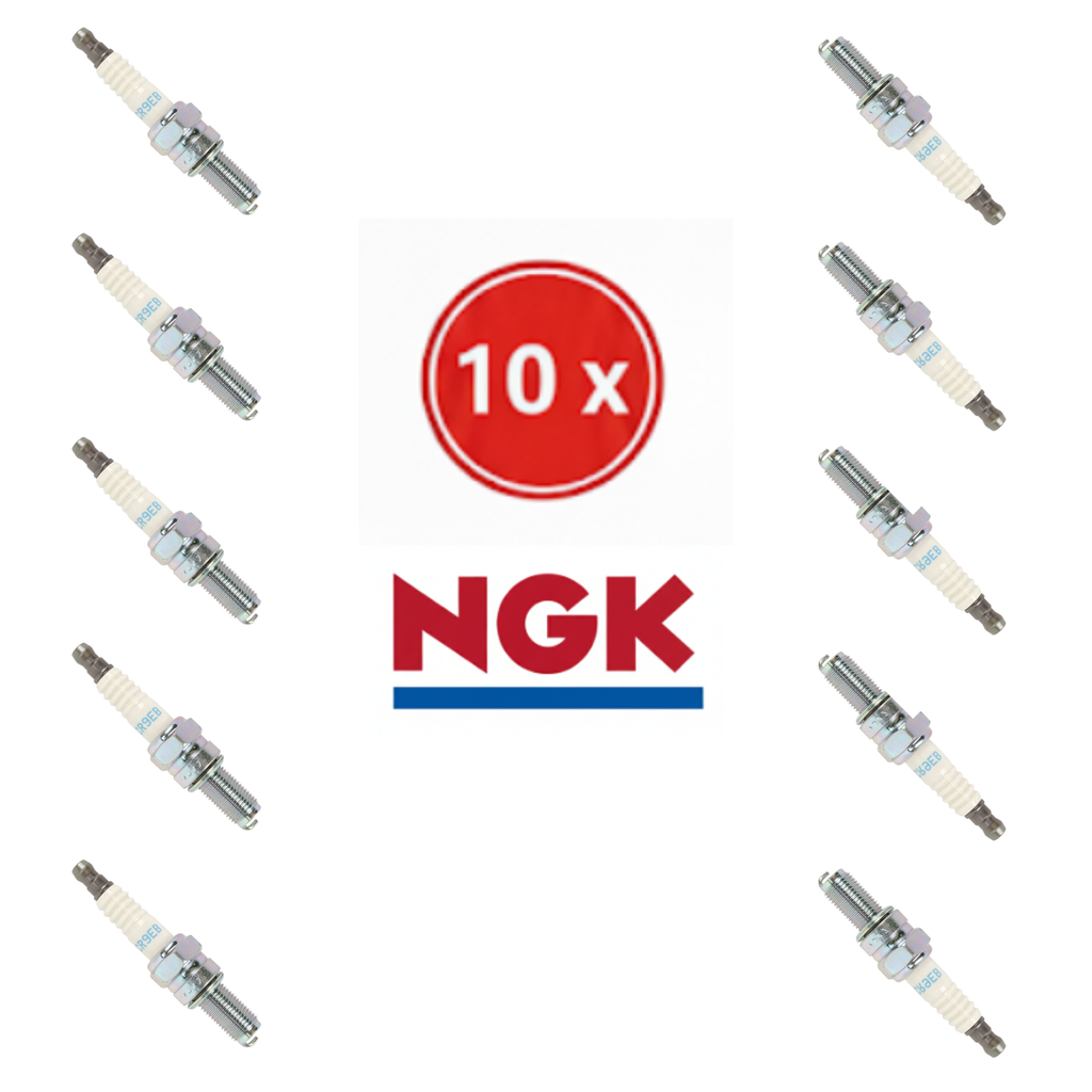 Lot de 10 Bougies NGK CR9EB - Spécification Origine Sea-Doo & Ski-Doo (Moteur Rotax 4-TEC)